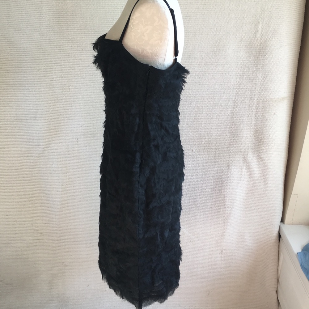 Herve Leger Dress Tiered Raw Edge Silk Organza L - Picture 10 of 15